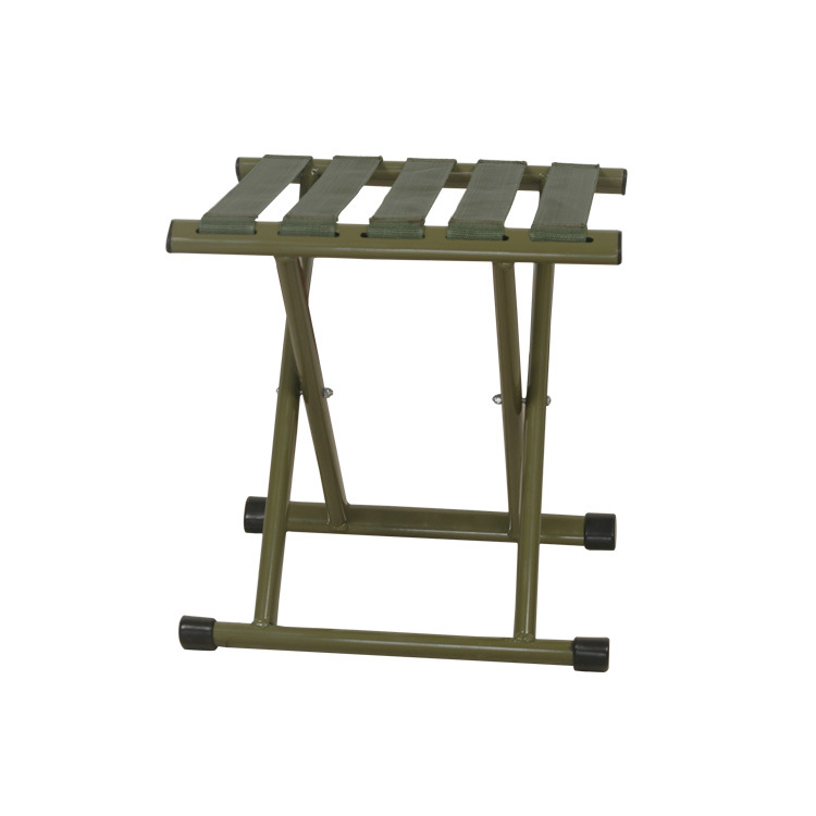 portable fold Folding stool student Folding stool Army green Folding stool Oblate Aggravate