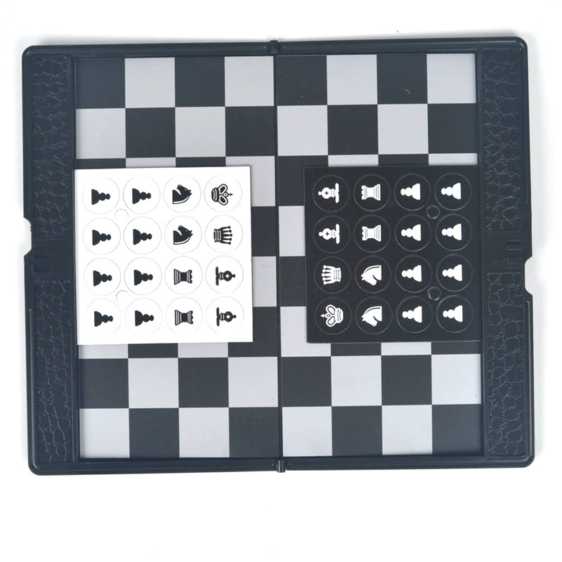 Magnetic foldable small handheld chess