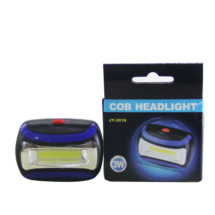 厂家直销强光COB灯源户外探照矿灯 亚马逊热卖防水潜水头灯