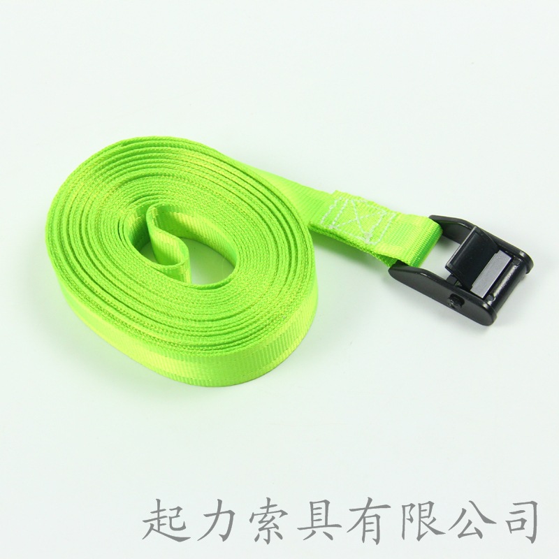 厂家直销行李固定带 捆绑带手动涤纶紧固收紧扣 捆绑锌扣带