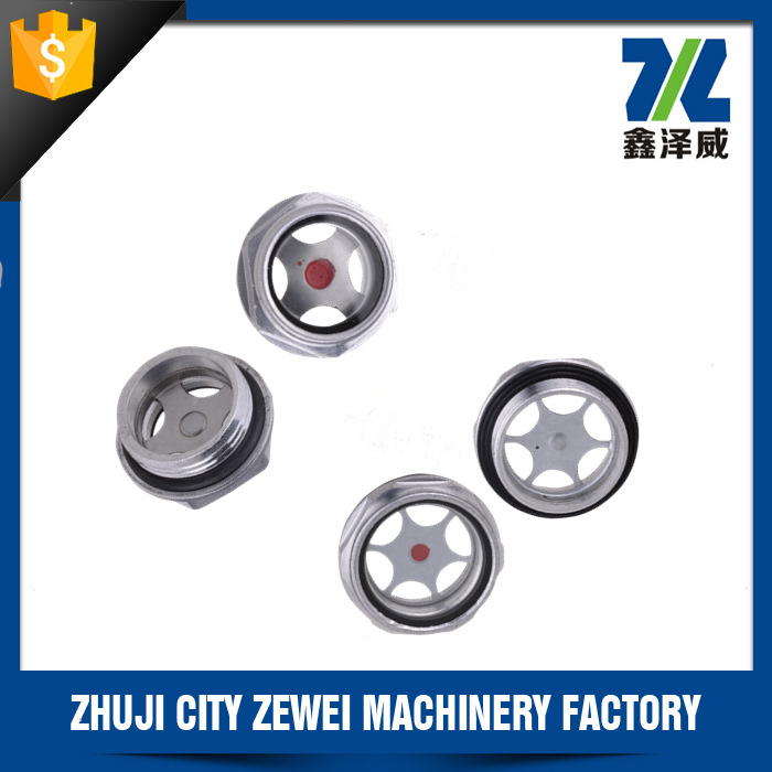 供应 空压机用 油镜油标 /铝合金 旋入式