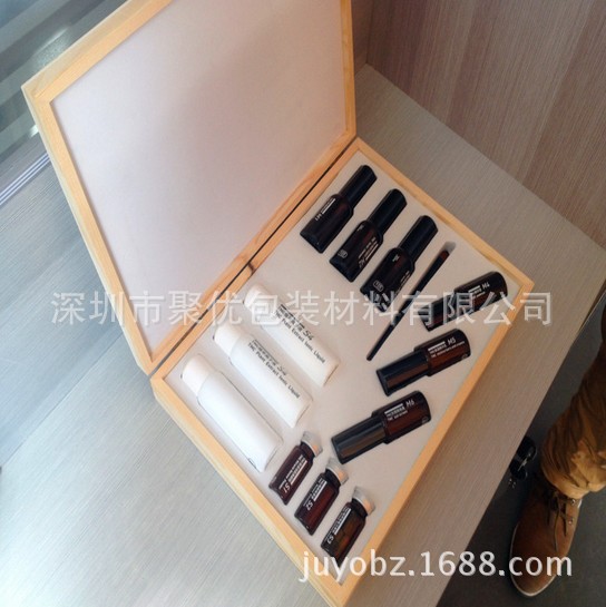定做精油盒eva内托  泡棉贴绒内托盒子     泡沫衬垫