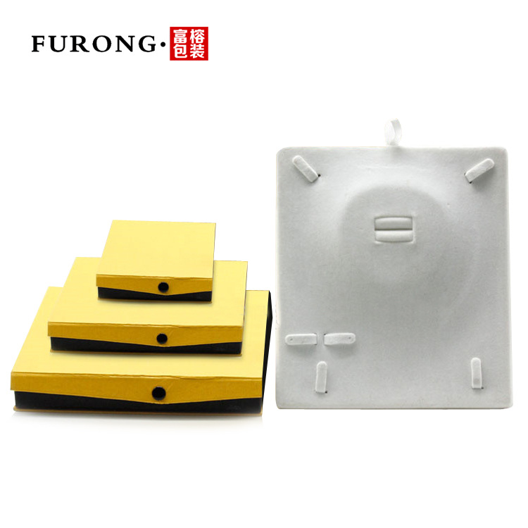 厂家批发定做新款日韩欧式纹理黄色按扣盒项链盒耳钉盒纸盒包装盒