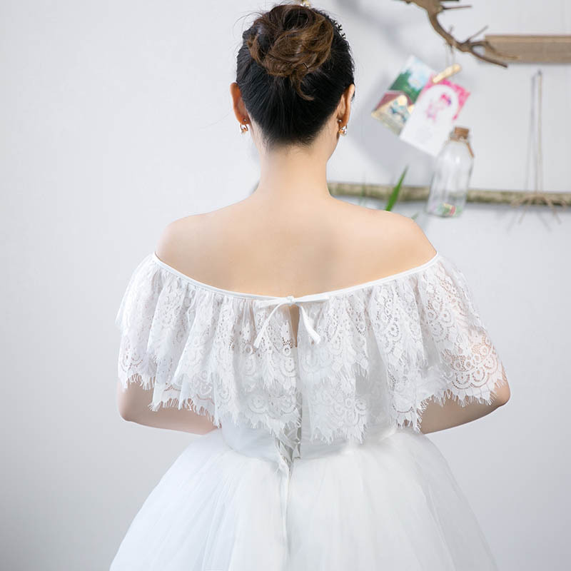配件配饰象牙_新娘蕾丝披肩外套女夏款短披肩
