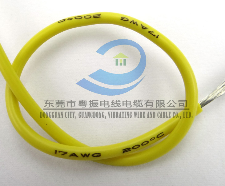 Alambre de silicona extra suave 6AWG inyección verde amarillo