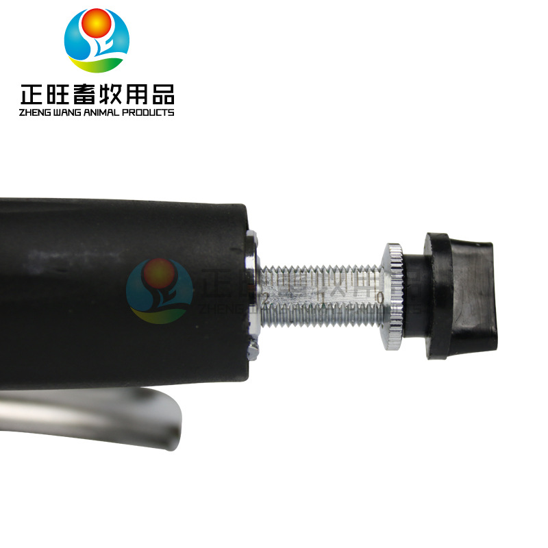 Aguja de inyección continua Mule tipo A ajustable 1ml 2ml dispositivo de prevención de infecciones de vacunas de acero inoxidable equipo de cría de cerdos