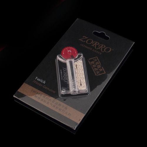 Wholesale ZORRO brand lighter consumables flint asbestos core integrated lighter accessories