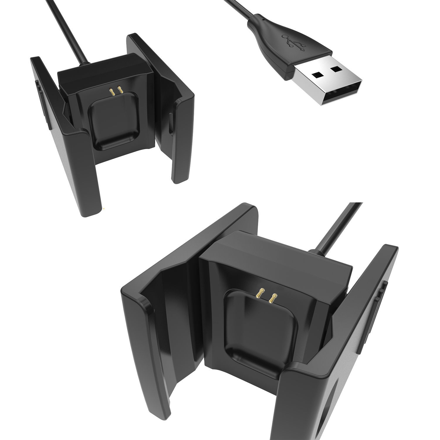 Compatible with Fitbit charge3 charger, charge2 wristband charging cable, and charge4 aluminum alloy stand undefined