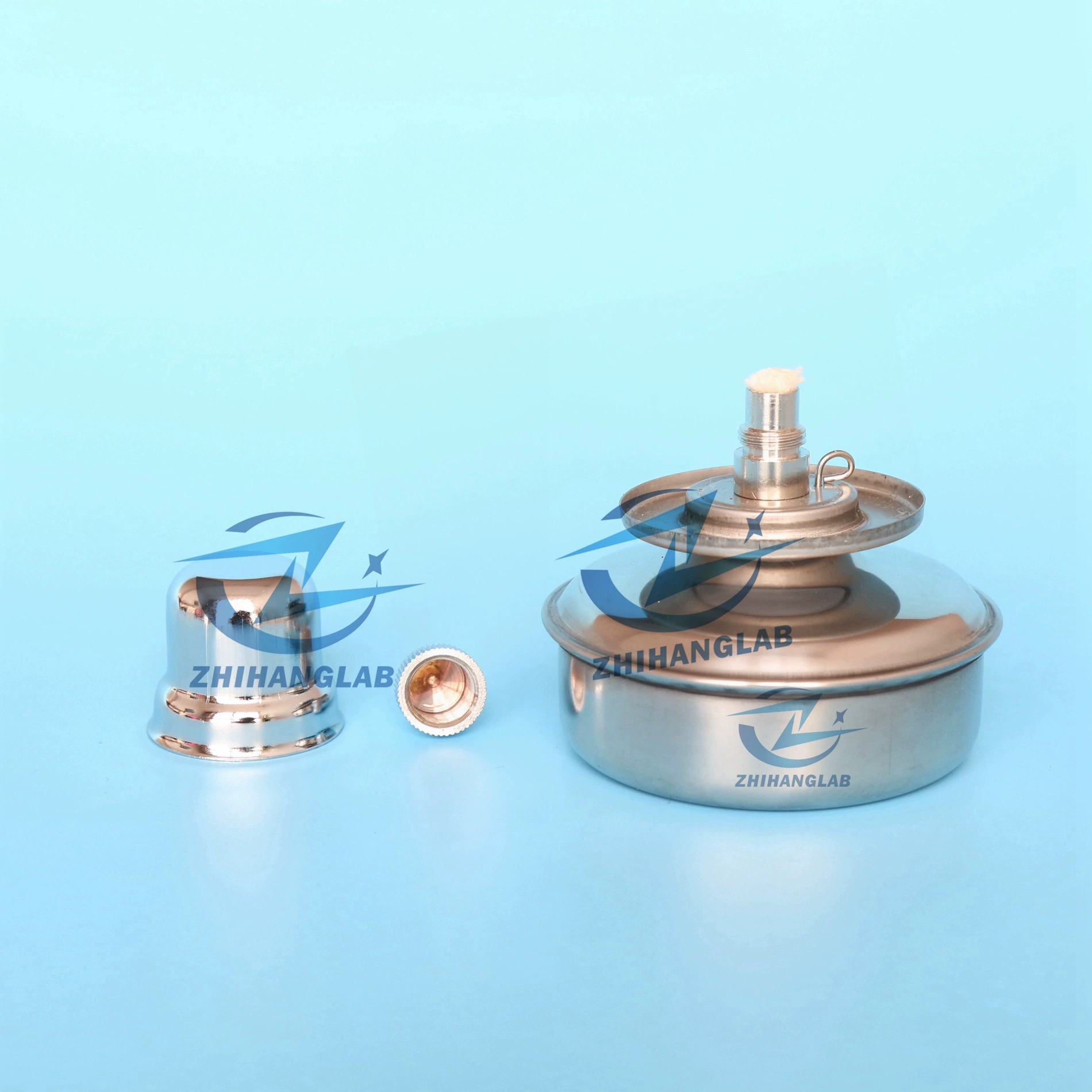 Спиртовая лампа из нержавеющей стали спиртовая Лампа из нержавеющей стали 100 мл регулируемая пламя спиртовая Лампа из нержавеющей стали