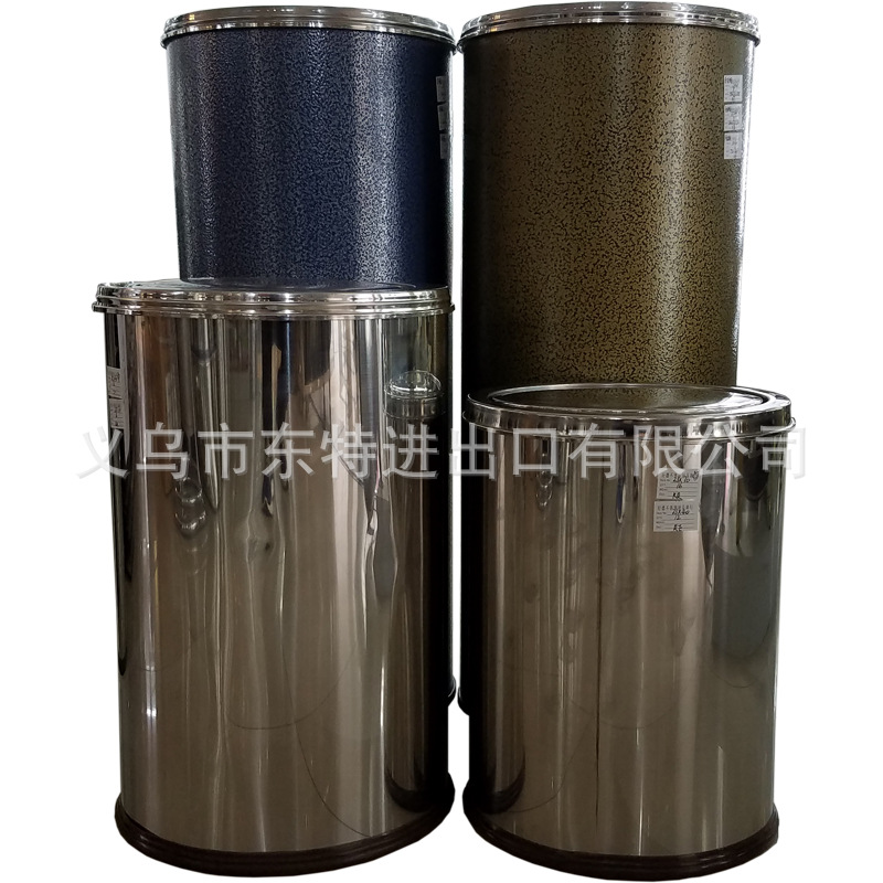 厂家直销不锈钢翻盖垃圾桶家用宾馆酒店商场果皮桶高档卫生桶详情图8