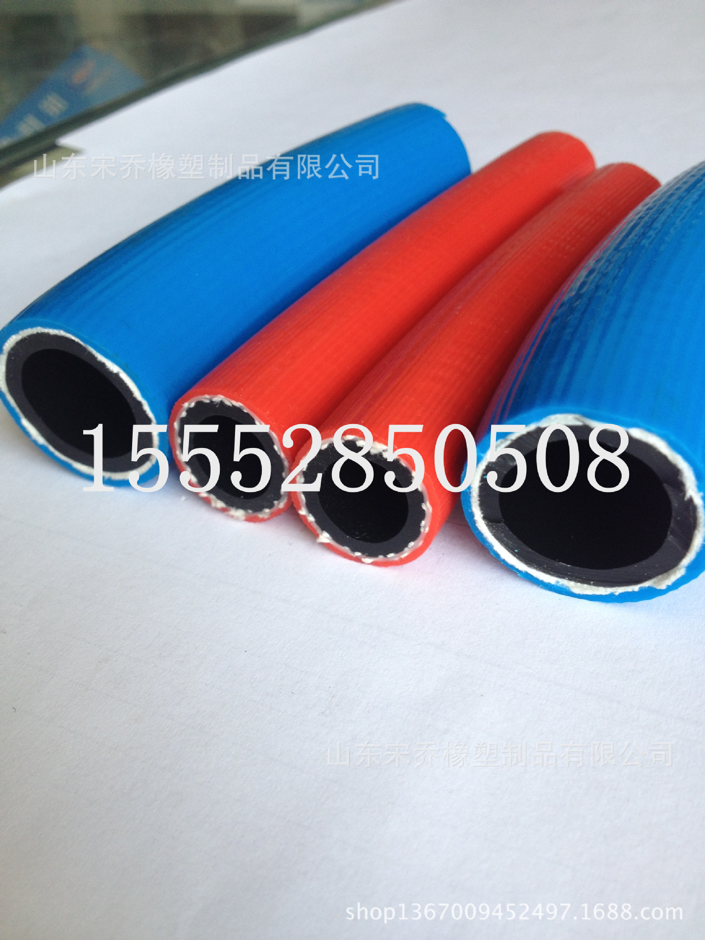 8mm10mm三胶两线高压氧气管乙炔管耐磨四季柔软高压空气管