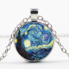 Starry sky, pendant, necklace, retro sweater, accessory, European style, wholesale, ebay