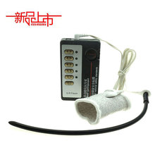 新成人情趣电击脉冲理疗环硅胶马眼刺激尿道堵扩张阴茎环虐阳器具