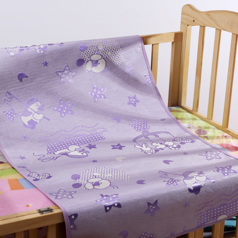 外贸 婴儿凉席冰丝 透气新生儿婴儿床夏季午睡儿童幼儿园专用凉席