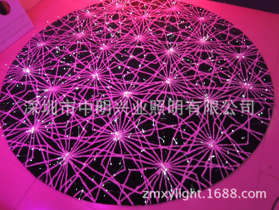 2017年新款LED光纤地毯满天星可七彩变色闪烁地毯星星灯-阿里巴巴