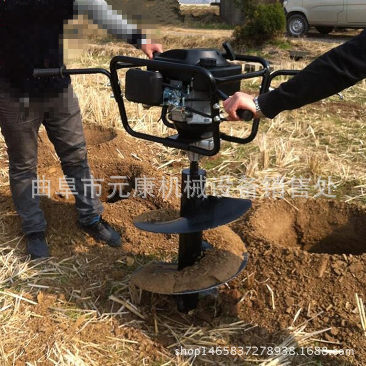 手提式汽油打洞机 专业生产园林种植机 果树种植挖坑机