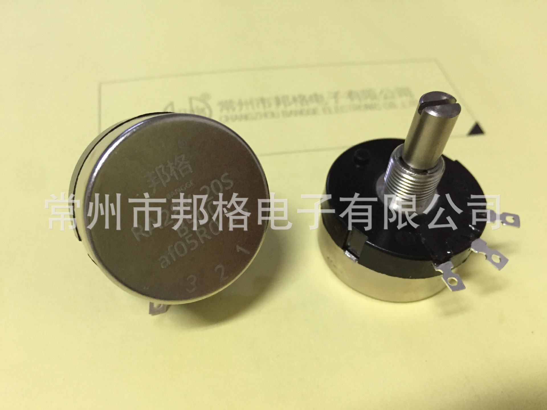 供应RA28Y单圈精密线绕电位器Φ28mm(图) 【邦格电子】