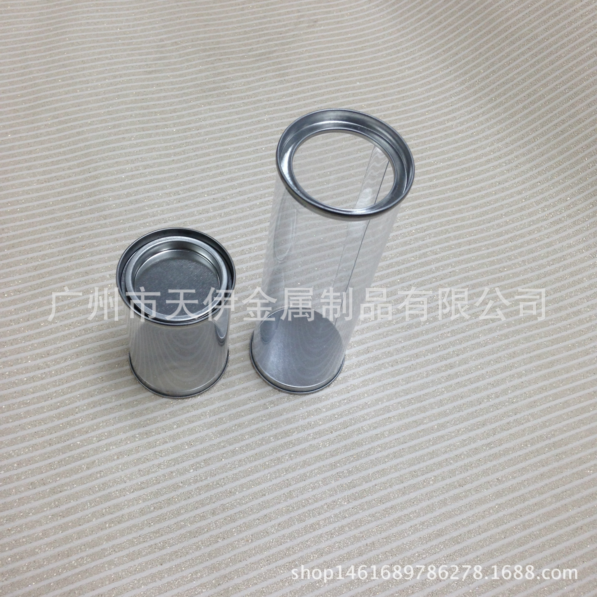 厂家批量生产定制印刷PVC圆形马口铁罐金属糖果盒