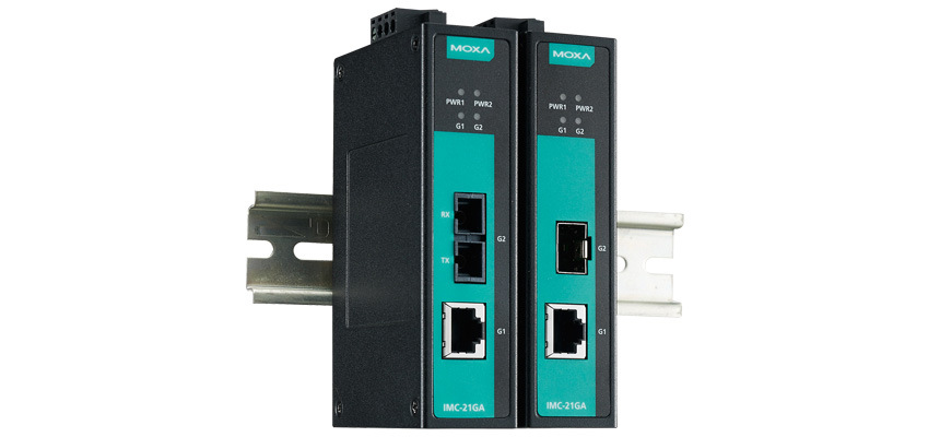 MOXA IMC-21GA 工业级千兆光电转换器 工业交换机排名,兆越 工业 交换机,工业光纤环网交换机,工业以太网交换机技术规范,非网管型工业交换机
