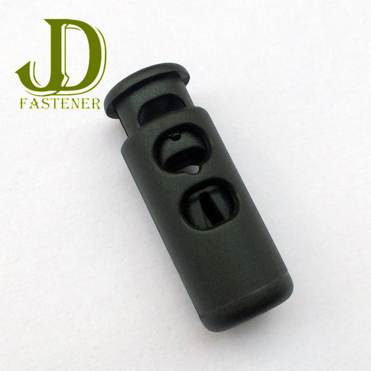 按式塑料双孔弹簧绳扣 童车配件 卡扣调节扣 箱包配饰