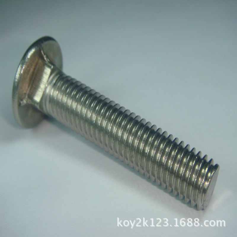 马车螺丝4*20 方颈马车螺栓 家具铁螺丝