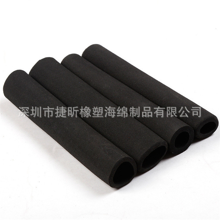黑色撕不破NBR发泡套管 甩棍铁棒手柄护套吸汗磨面橡塑管