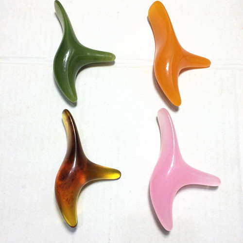 Dense wax triangle bird massager 3 prongs original point massage bird massage bird point pressure acupuncture point meridian stick small three prongs