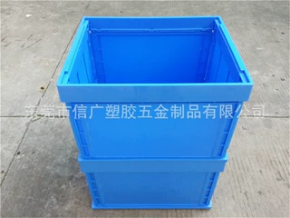塑料折叠箱周转箱 全新料抗老化防静电注塑箱 PP折叠箱加盖可折叠