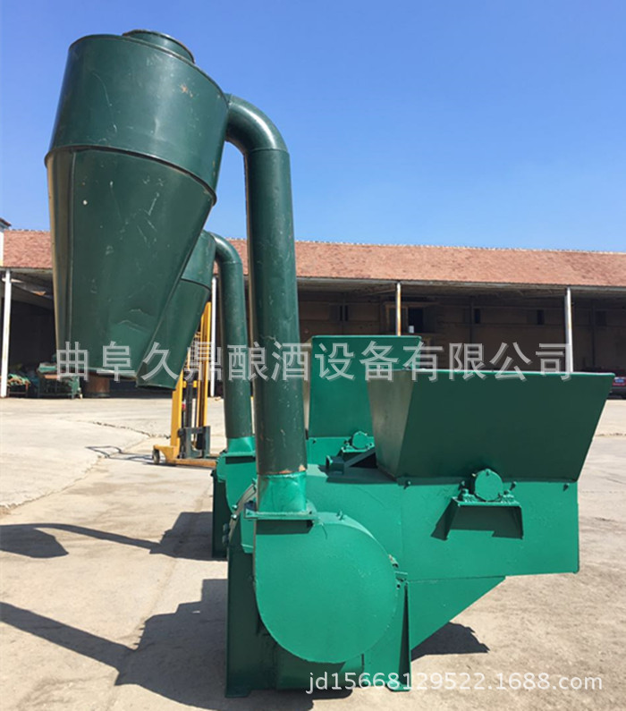 小型锤片式沙克龙除尘秸秆粉碎机生产厂家