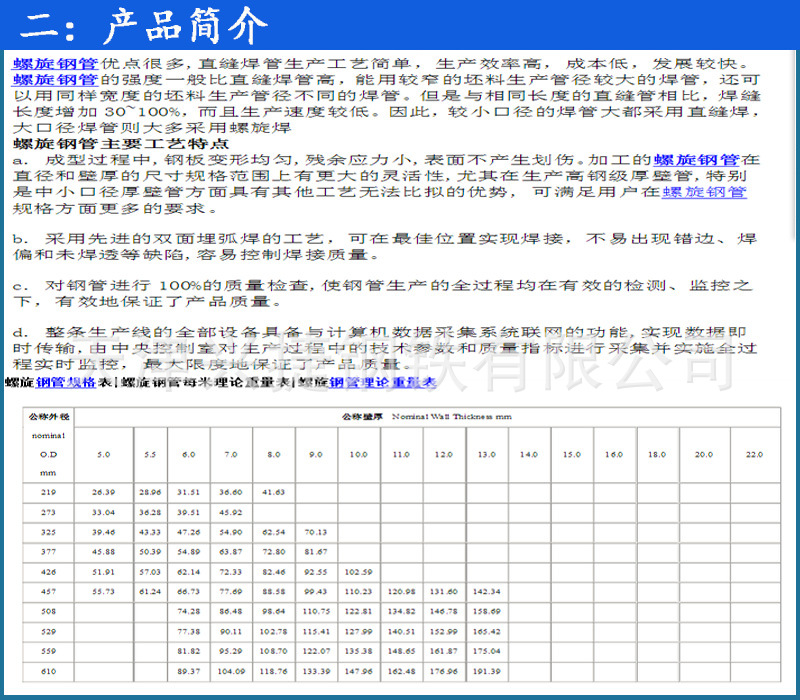 2螺旋钢管介绍