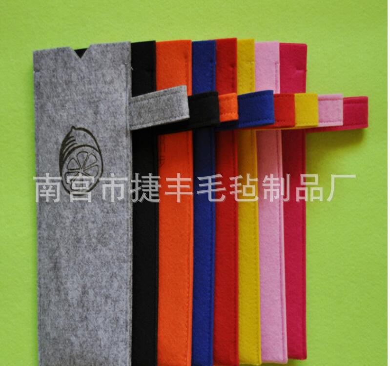 竖款毛毡雨伞袋时尚创意毛毡雨伞套吸水毛毡雨伞袋做可加logo