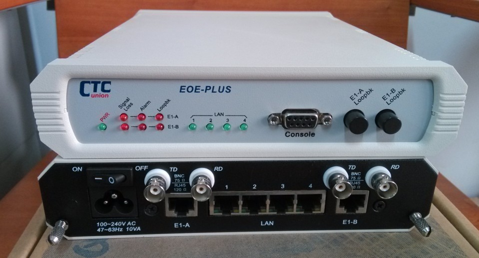 CTC EOE-PLUS双E1以太网桥