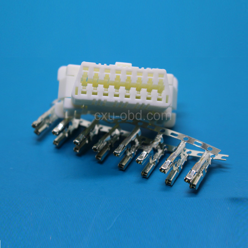 OBD2 J1962 汽车母头连接器 带16端子 适合丰田/起亚/尼桑等车型