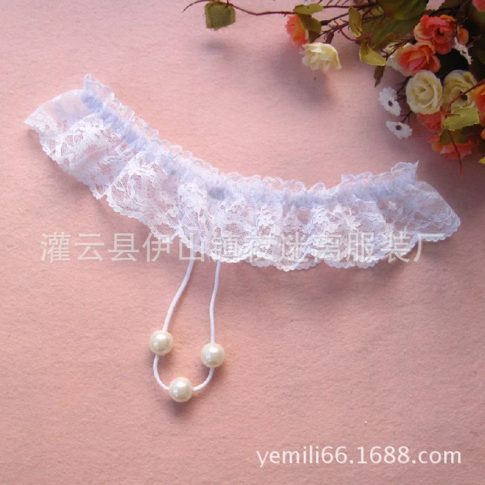 Женское сексуальное нижнее белье с жемчужной прозрачной thong низкой талией кружево заманчивое женское белье