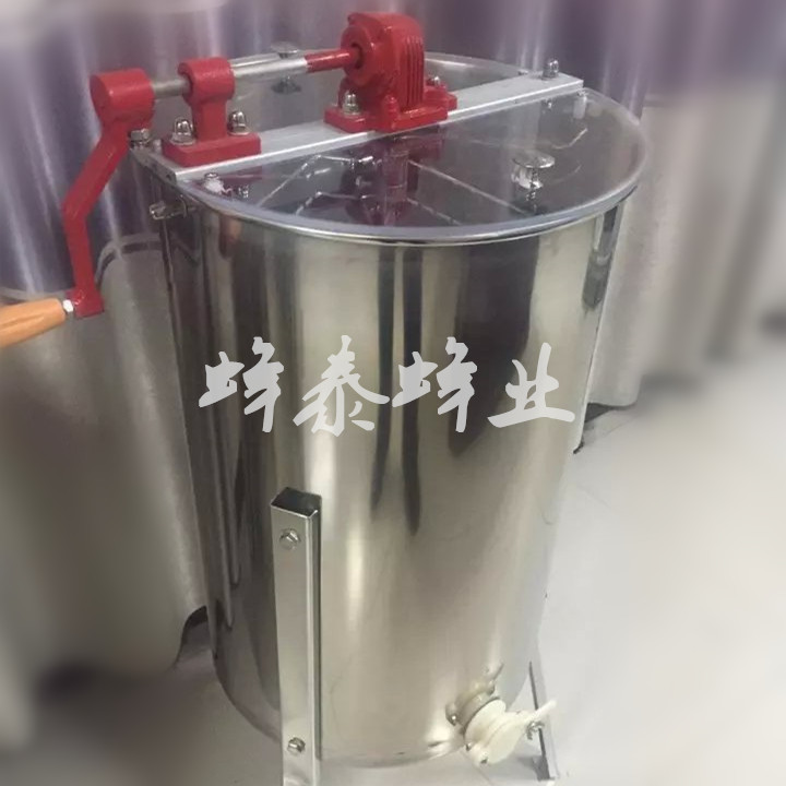 厂家直销不锈钢摇蜜机 出口型 手动两框摇蜜机 无缝焊接 蜂具批发
