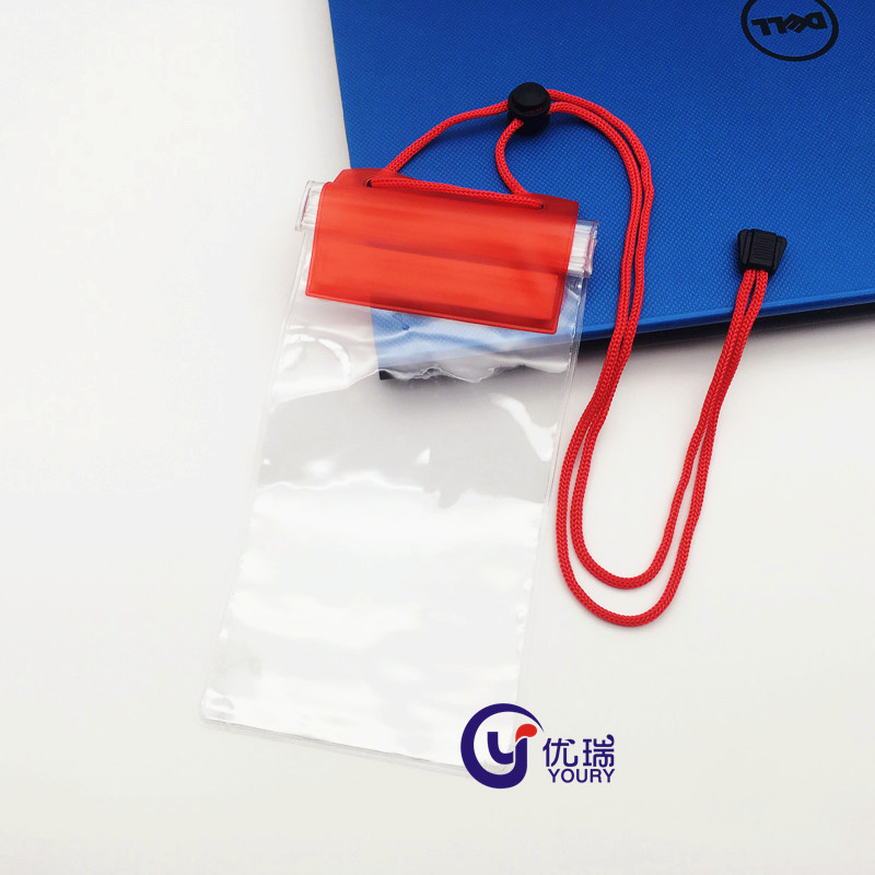 防水袋厂家优瑞生产透明手机防水袋三道防水手机防水袋批发