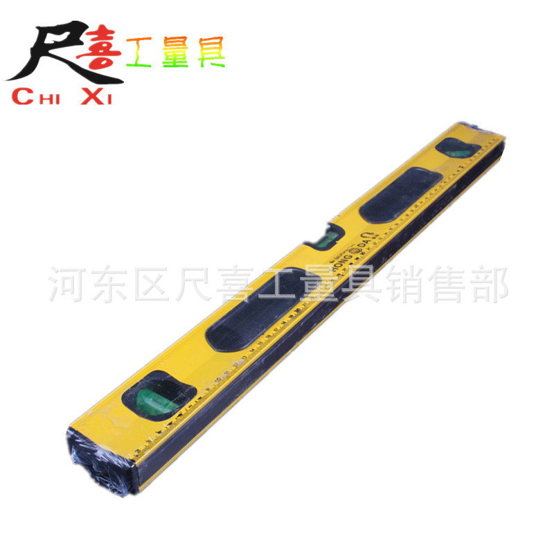 厂家直销铝合金建筑装修高精度水平尺多规格加厚强磁多功能水平尺