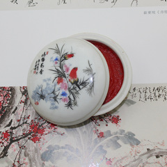 Book and calligraphy seal carving red ink for painting and calligraphy, bird language and flower fragrance red seal carving and calligraphy art use