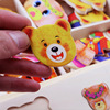 Wooden children's clothing, brainteaser for boys and girls, intellectual constructor, toy, with little bears, 1-2-3-4 years