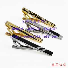 工厂来图来样设计加工高端仿珐琅上色纯银领带夹可出3D效果图确认