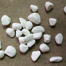 園藝白石子石頭白色 多肉植物盆栽魚缸裝飾鋪地雪花鵝卵石雨花石