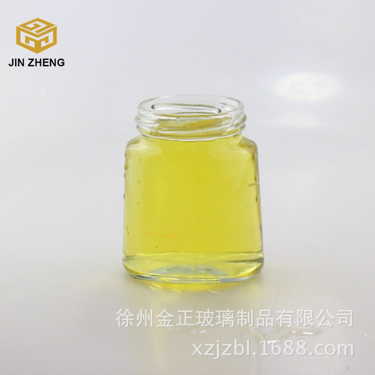 厂家批发 220ml密封玻璃罐 高白料复古编钟款酱菜瓶 配套盖