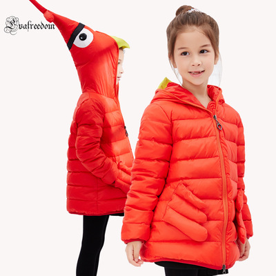 2017外贸直销新款童装男女童羽绒服轻薄款 时尚宝宝羽绒外套批发|ms