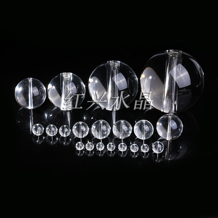水晶圆珠 18 20 30 40mm玻璃珠 水晶珠帘批发 灯饰配件