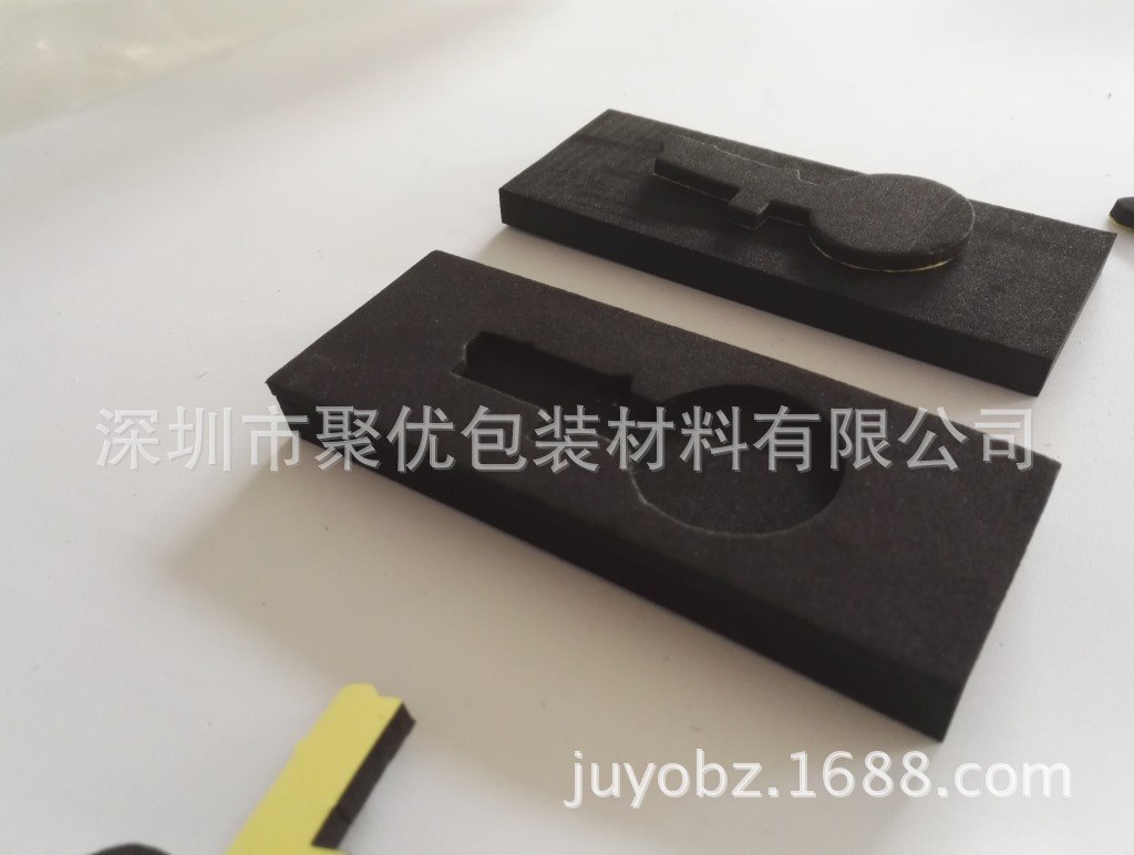 深圳厂家供应环保防震EVA 钥匙包装盒内衬 圆形泡棉