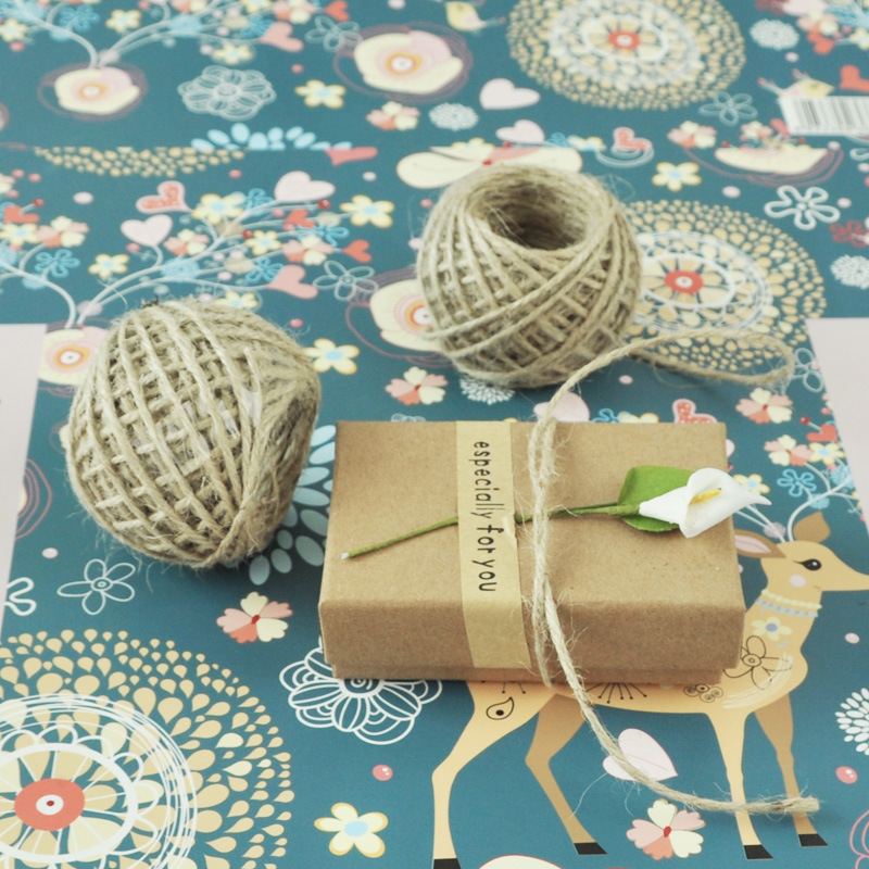 厂家直销DIY手工辅料三股麻绳 天然15色线绳照片墙用绳子批发