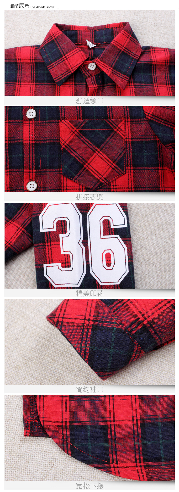 Chemise fille à manche longue - Ref 2085036 Image 13