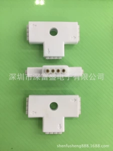 Адаптер T-Type RGB 5050 3528 Светлый шарнирный разъем T-Type Adapter 4p Adapter 4p