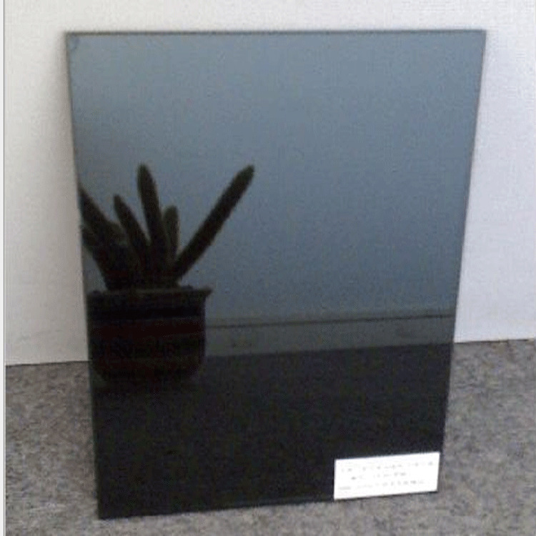 专业生产 黑色钢化玻璃定做  异形半透黑钢化玻璃 4mm