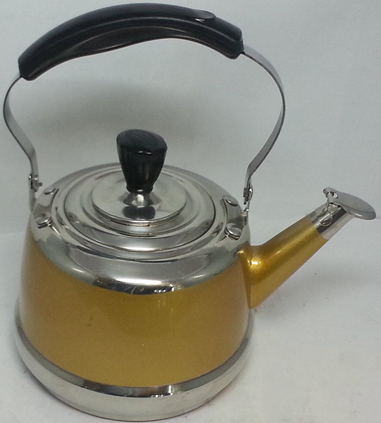 Factory direct sales of stainless steel Yali teapots, Mingyin teapots, Qinyin teapots, colorful teapots with spouts, electric stove universal flat-bottomed teapots detail image 10